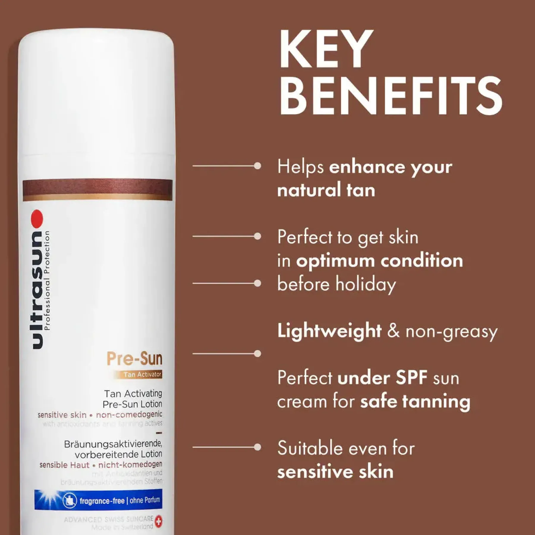 Pre-sun Tan Activator 100 ml. Vegan Tanning|Spf
