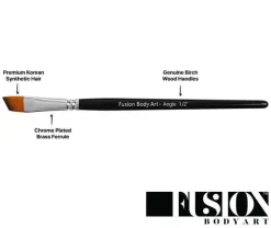 New Professional Face Paint Brush 1/2 Inch Angle Tön Mehr|Spezialeffekte Pinsel