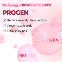 Best Progen Double Bonding Capsule Hair Mask Violet Muguet Korean Haarpflege|11 Schritte Haarpflege Routine