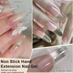 Best Pure Color & Glitter Non Stick Hand Extension Gel NEG02 4. Builder Gels|Veganer Nagellack
