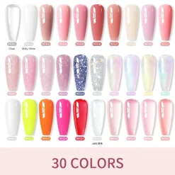Pure Color & Glitter Non Stick Hand Extension Gel NEG27 4. Builder Gels|Veganer Nagellack