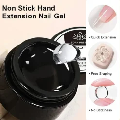 Clearance Pure Color & Glitter Non Stick Hand Extension Gel NEG01 4. Builder Gels|Veganer Nagellack