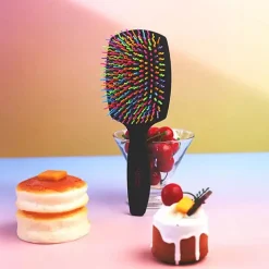 Discount Rainbow Volume S Paddle Brush Black Hair Growth|Korean Haarpflege