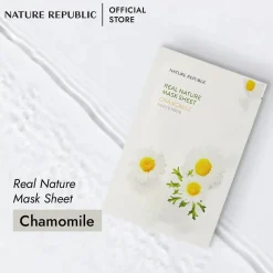 Clearance Real Nature Mask Sheet Chamomile Alle Korean Skincare|Gesichtsmasken