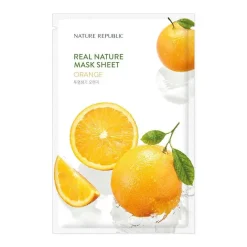 Hot Real Nature Mask Sheet Orange Alle Korean Skincare|Gesichtsmasken