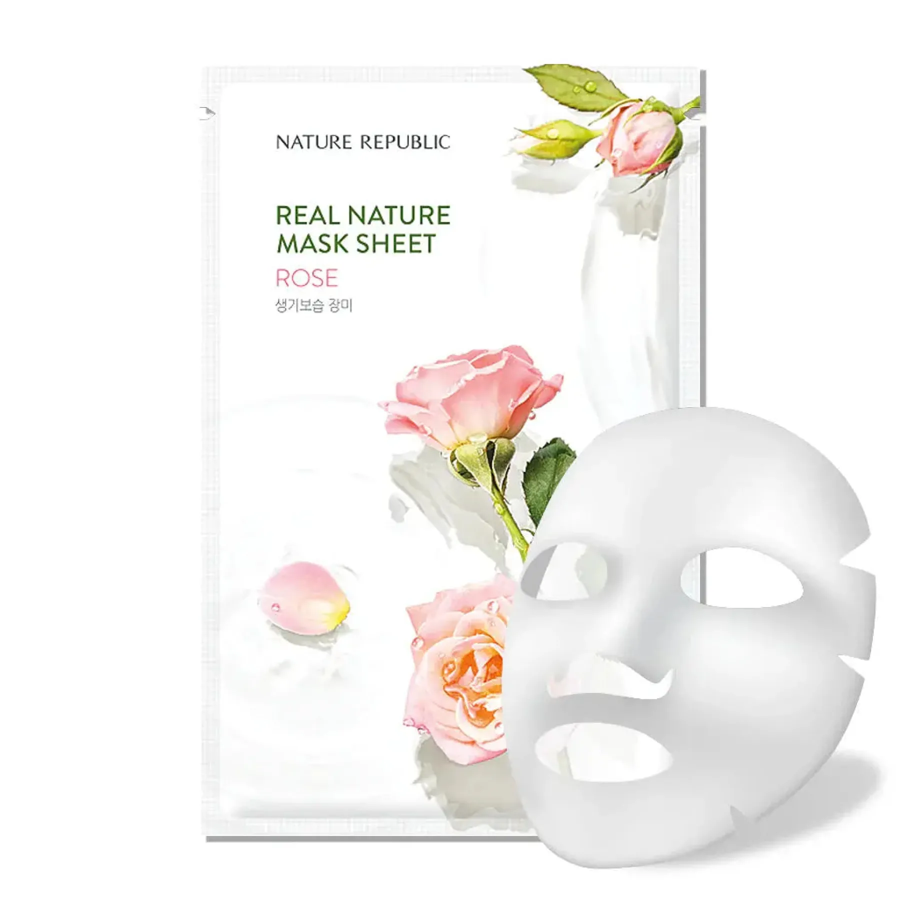 Real Nature Mask Sheet Rose Alle Korean Skincare|Gesichtsmasken