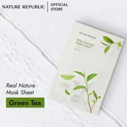 Discount Real Nature Sheet Mask Green Tea Alle Korean Skincare|Gesichtsmasken
