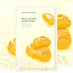Discount Real Nature Sheet Mask Royal Jelly Alle Korean Skincare|Gesichtsmasken