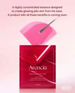 Outlet Red Collagen Jello Mask Hauptzutat|Gesichtsmasken