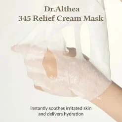 Outlet 345 Relief Cream Mask 4-Pack Hauptzutat|Gesichtsmasken