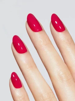 Discount Reusable Pop-On Manicure High-End Red Round Künstliche Nägel|Veganer Nagellack