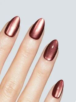 New Reusable Pop-On Manicure Influenced Almond Künstliche Nägel|Veganer Nagellack