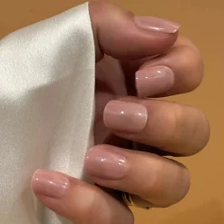 Best Reusable Pop-On Manicure Peony Square Künstliche Nägel|Veganer Nagellack