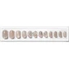 Outlet Reusable Pop-On Manicure Pops For Champagne Velvet Round Künstliche Nägel|Veganer Nagellack