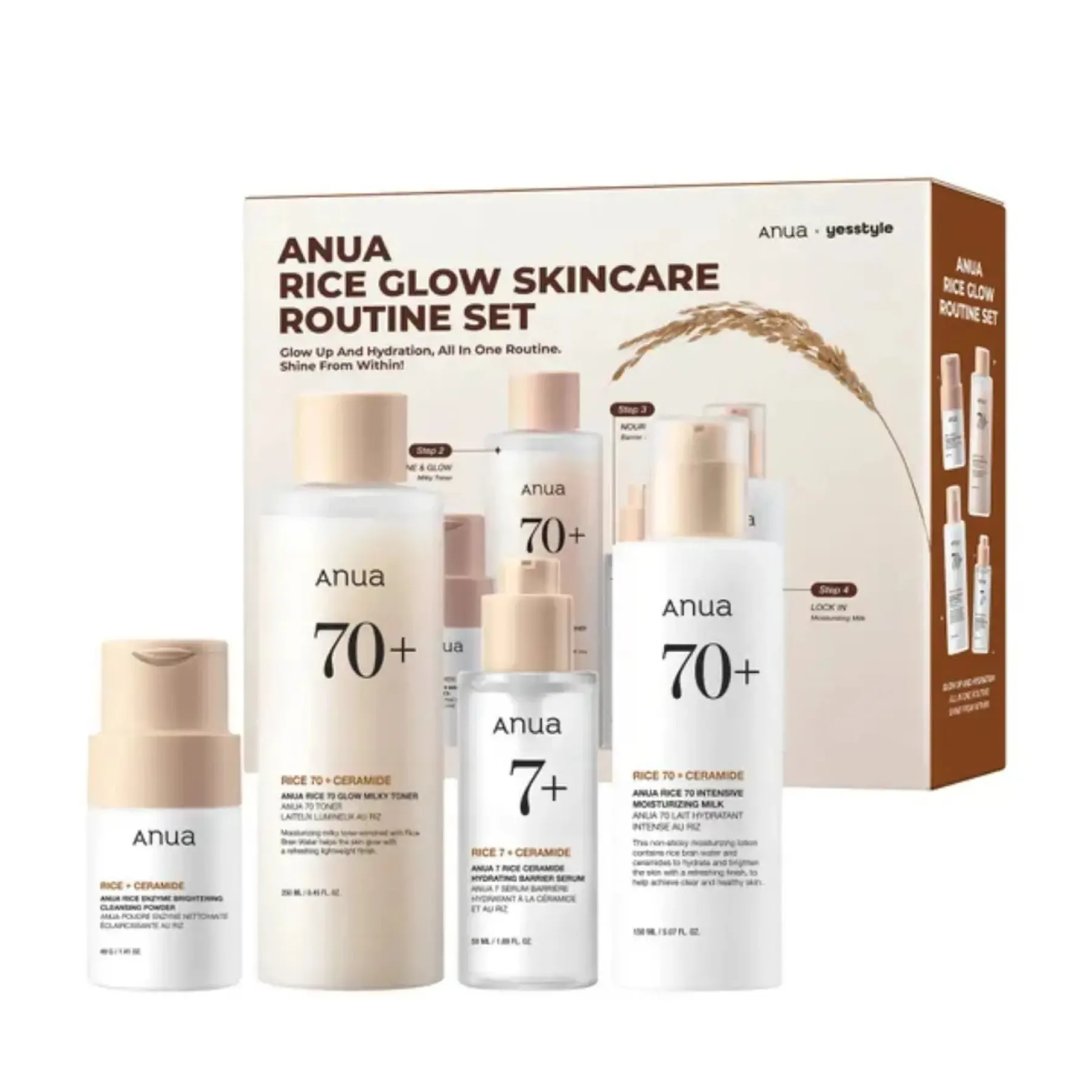 Best Rice Glow Skincare Routine Set Alle Korean Skincare|Korean Skincare Routine