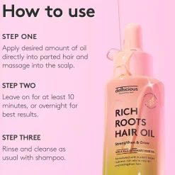 Discount Rich Roots Hair & Scalp Oil Amla & Rosemary Hair Growth|11 Schritte Haarpflege Routine