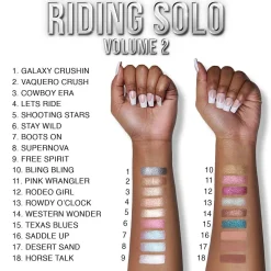 New Riding Solo Single Pressed Shadow Galaxy Crushin Lidschatten|Vegane Lidschatten