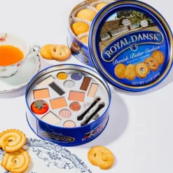 Outlet Royal Dansk® Cookie Tin Creative Beauty Palette Makeup Sets|Lidschatten
