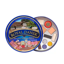 Outlet Royal Dansk® Cookie Tin Creative Beauty Palette Makeup Sets|Lidschatten