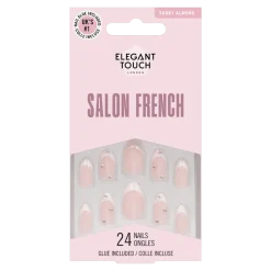 New Salon French 128 Nails Künstliche Nägel