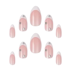 New Salon French 128 Nails Künstliche Nägel