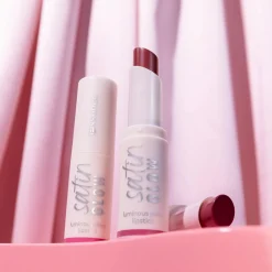 New Satin Glow Luminous Shine Lipstick 01 Whole Latte Love Lippenstift|Veganer Lippenstifte