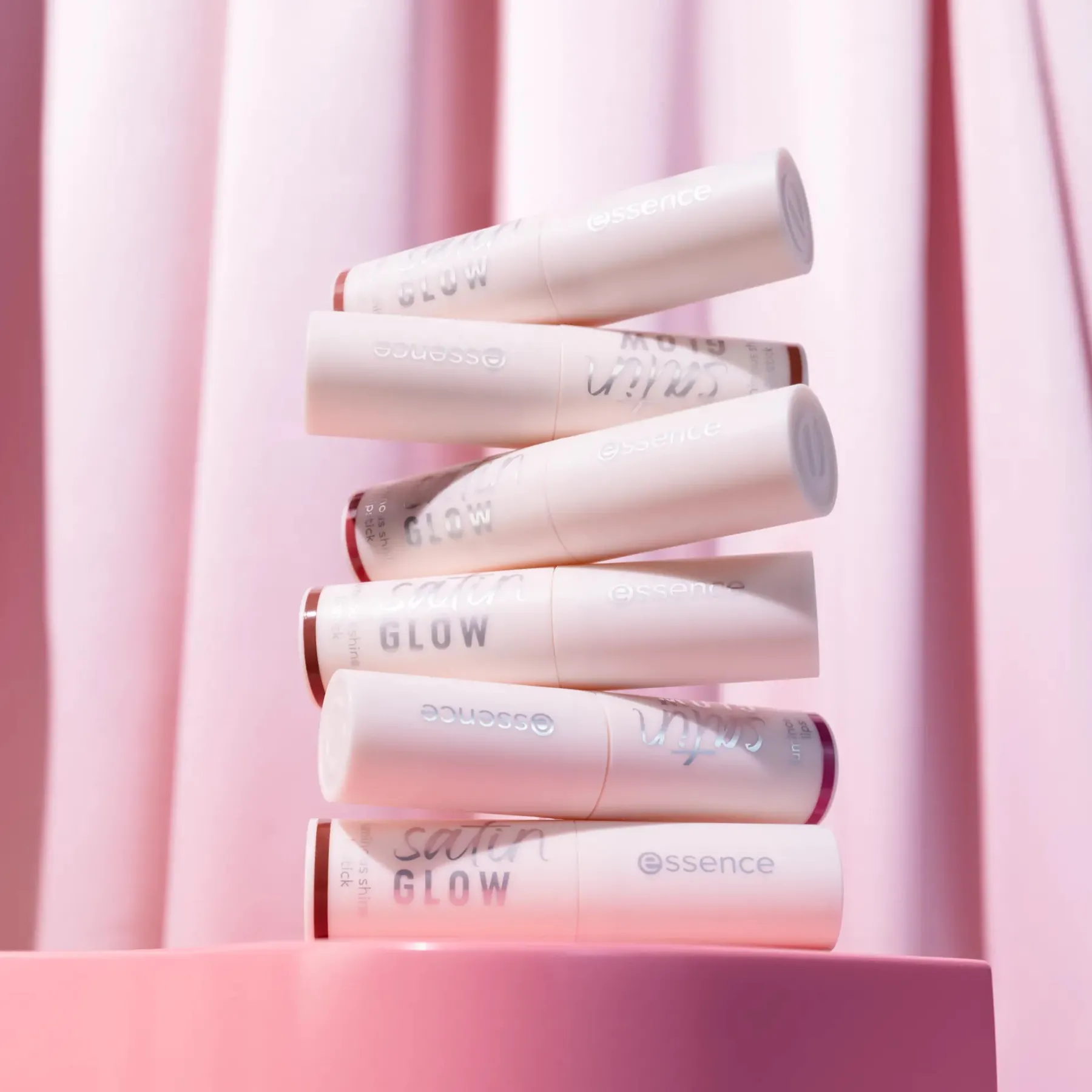 Clearance Satin Glow Luminous Shine Lipstick 03 Rose And Shine Lippenstift|Veganer Lippenstifte