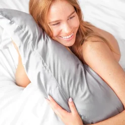 Outlet Satin Pillowcase Silver Hair Growth|Curly & Coily Accessories