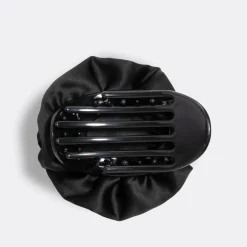 Clearance Satin Rosette Flat Cloud Clip Black Haarspangen & -Clips