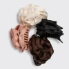 Discount Satin Rosette Flat Cloud Clip Cream Haarspangen & -Clips
