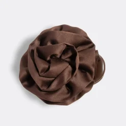 Best Satin Rosette Flat Cloud Clip Chocolate Haarspangen & -Clips