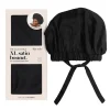 Online Satin Sleep XL Adjustable Bonnet Black Curly & Coily Accessories|Hair Growth