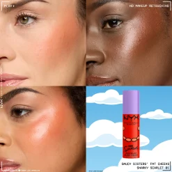 Saucy Sisters Juicy Liquid Blush Selma Snarky Scarlet Rouge