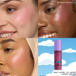 New Saucy Sisters Juicy Liquid Blush Patty Lavender Sass Rouge