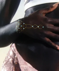 Outlet Scallop Hand Chain Bodybond Face Jewels