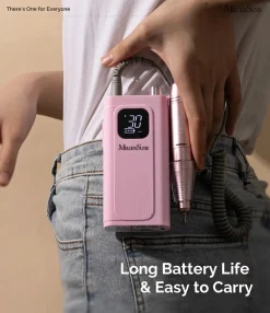 Discount SC300F Clip-On Rechargeable Nail Drill 30.000RPM Pink 1. Nagels Voorbereiden|1. Nagels Voorbereiden