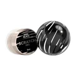 Scratch Gel Black Veganer Nagellack|Nagelkunst
