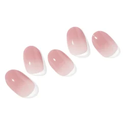 Online Semi Cured Gel Nail Strips Milk Rose 3. Nail Wraps|Korean Nails