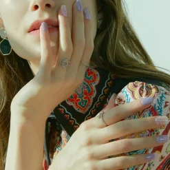 Discount Semi Cured Gel Nail Strips N Afterglow 3. Nail Wraps|Korean Nails