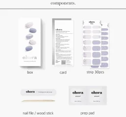 Discount Semi Cured Gel Nail Strips N Afterglow 3. Nail Wraps|Korean Nails