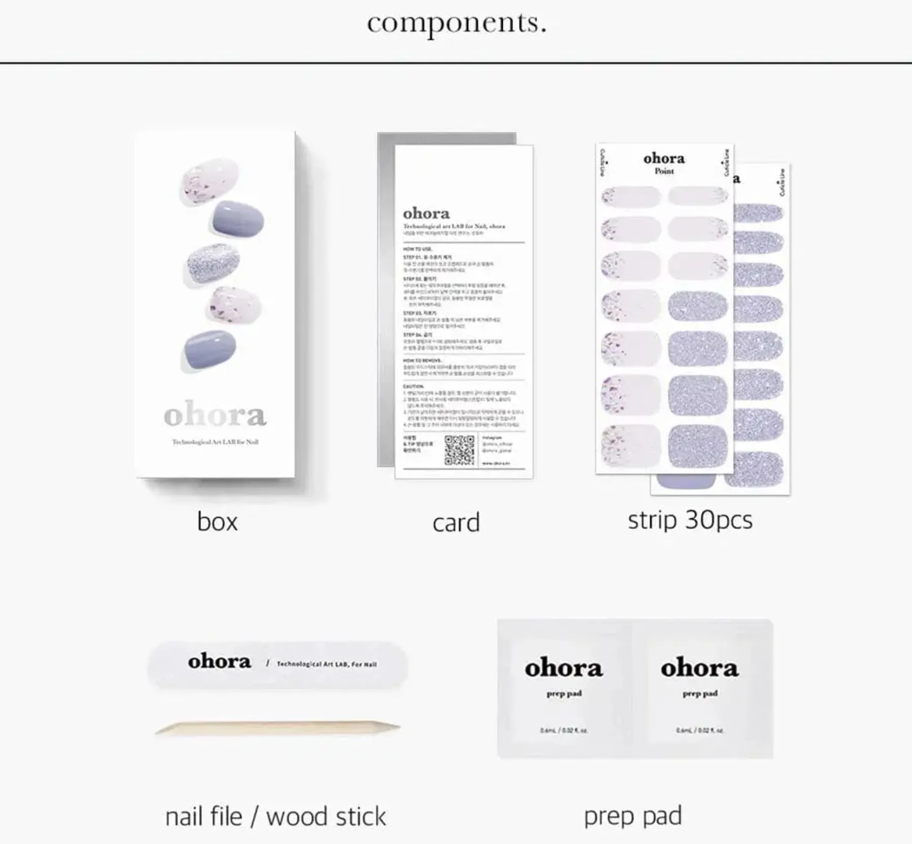 Discount Semi Cured Gel Nail Strips N Afterglow 3. Nail Wraps|Korean Nails