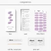 Sale Semi Cured Gel Nail Strips N Blueberry Jam 3. Nail Wraps|Korean Nails