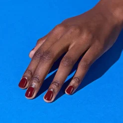Hot Semi Cured Gel Nail Strips N Classic Burgundy 3. Nail Wraps|Korean Nails