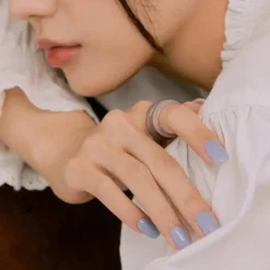 Outlet Semi Cured Gel Nail Strips N Cream Cloud 3. Nail Wraps|Korean Nails