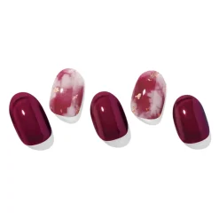 Discount Semi Cured Gel Nail Strips N Mulberry 3. Nail Wraps|Korean Nails