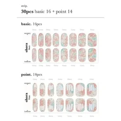 New Semi Cured Gel Nail Strips N Newtro No.1 3. Nail Wraps|Korean Nails