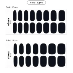 Outlet Semi Cured Gel Nail Strips N Onyx 3. Nail Wraps|Korean Nails