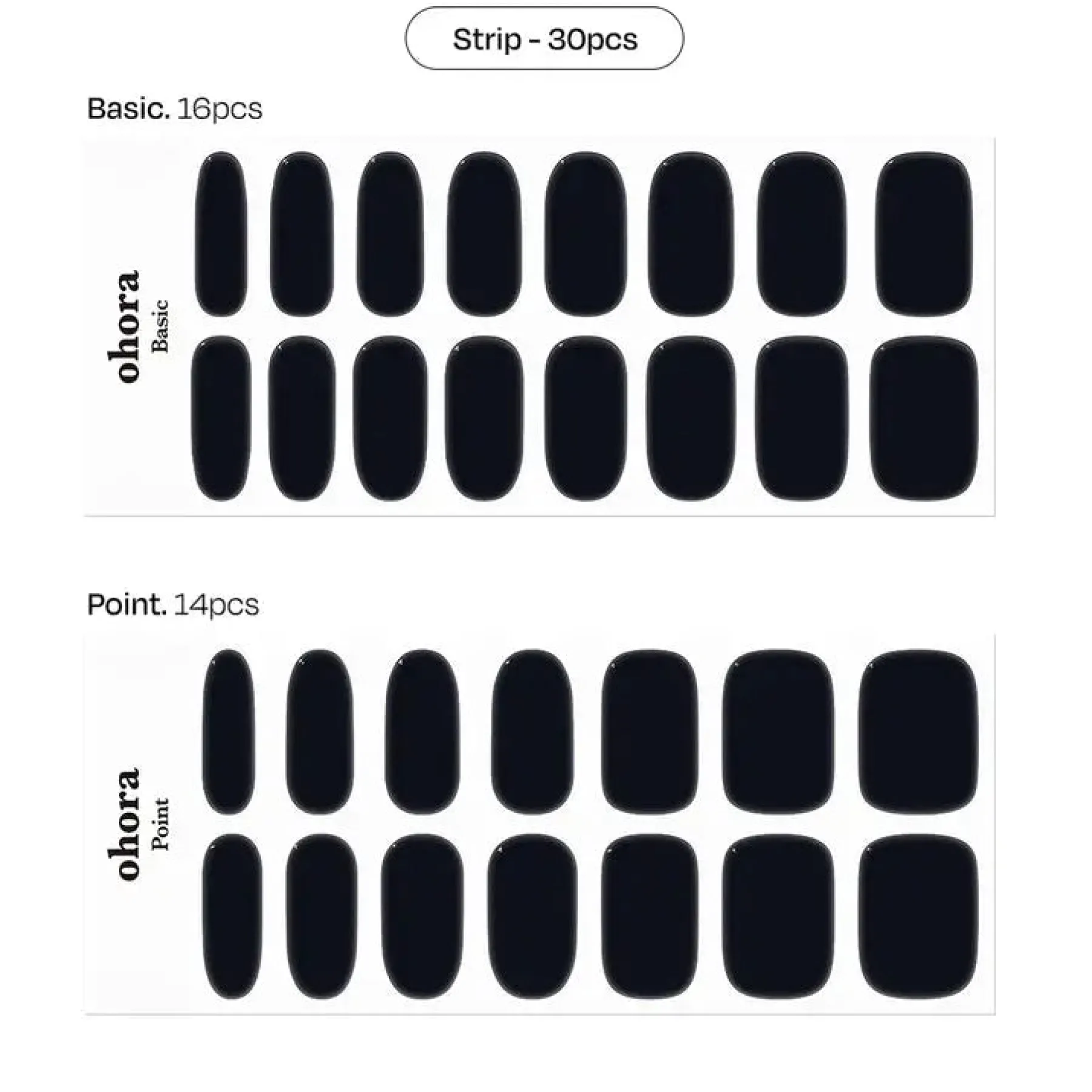 Outlet Semi Cured Gel Nail Strips N Onyx 3. Nail Wraps|Korean Nails