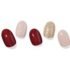 Online Semi Cured Gel Nail Strips N Rosewood 3. Nail Wraps|Korean Nails