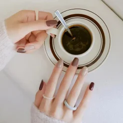 Semi Cured Gel Nail Strips N Roasting 3. Nail Wraps|Korean Nails